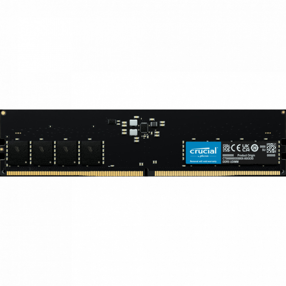 ОЗУ Crucial 16GB CT16G48C40U5 DIMM, DDR5, 16 Гб, 4800 МГц - миниатюра 2