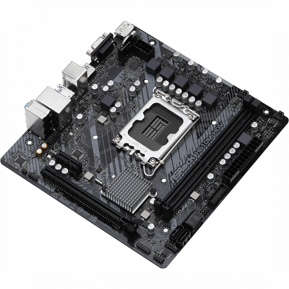 Материнская плата ASRock H610M-HDV Micro-ATX, LGA 1700 - миниатюра 8