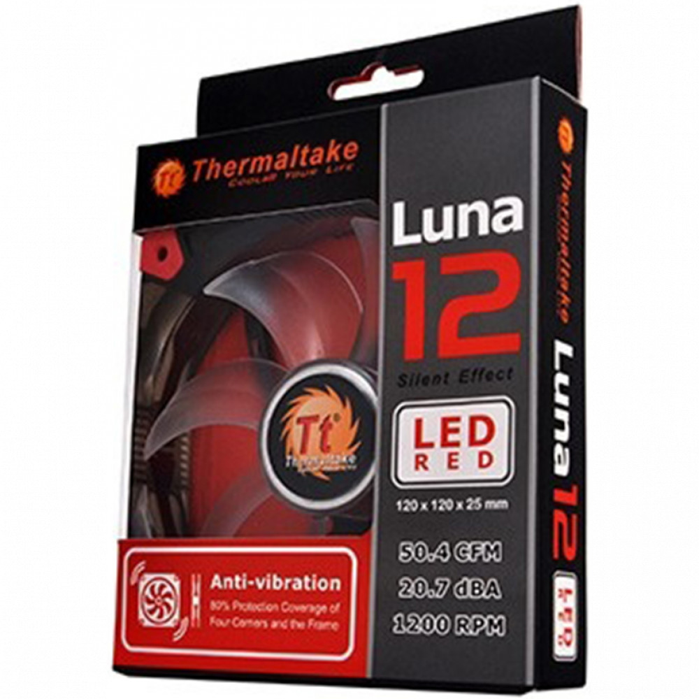 Система охлаждения Thermaltake Luna 12 LED Red CL-F017-PL12RE-A - миниатюра 6