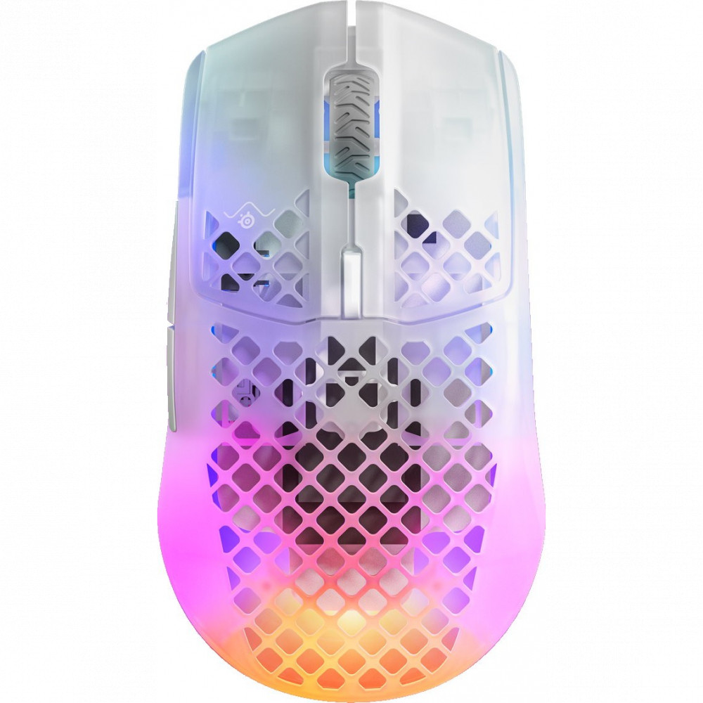 Мышь SteelSeries Aerox 3 Wireless (2022) Snow 62608 Игровые, Беспроводная - миниатюра 5