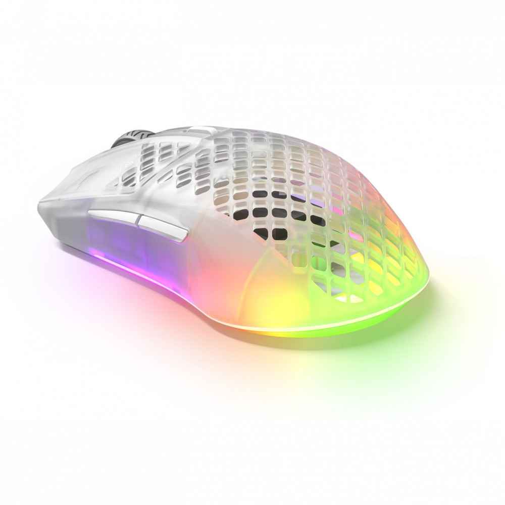 Мышь SteelSeries Aerox 3 Wireless (2022) Snow 62608 Игровые, Беспроводная - миниатюра 6