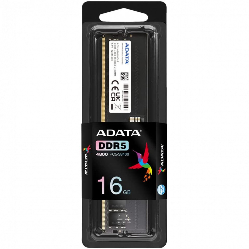 ОЗУ ADATA AD5U480016G-S DIMM, DDR5, 16 Гб, 4800 МГц - миниатюра 4
