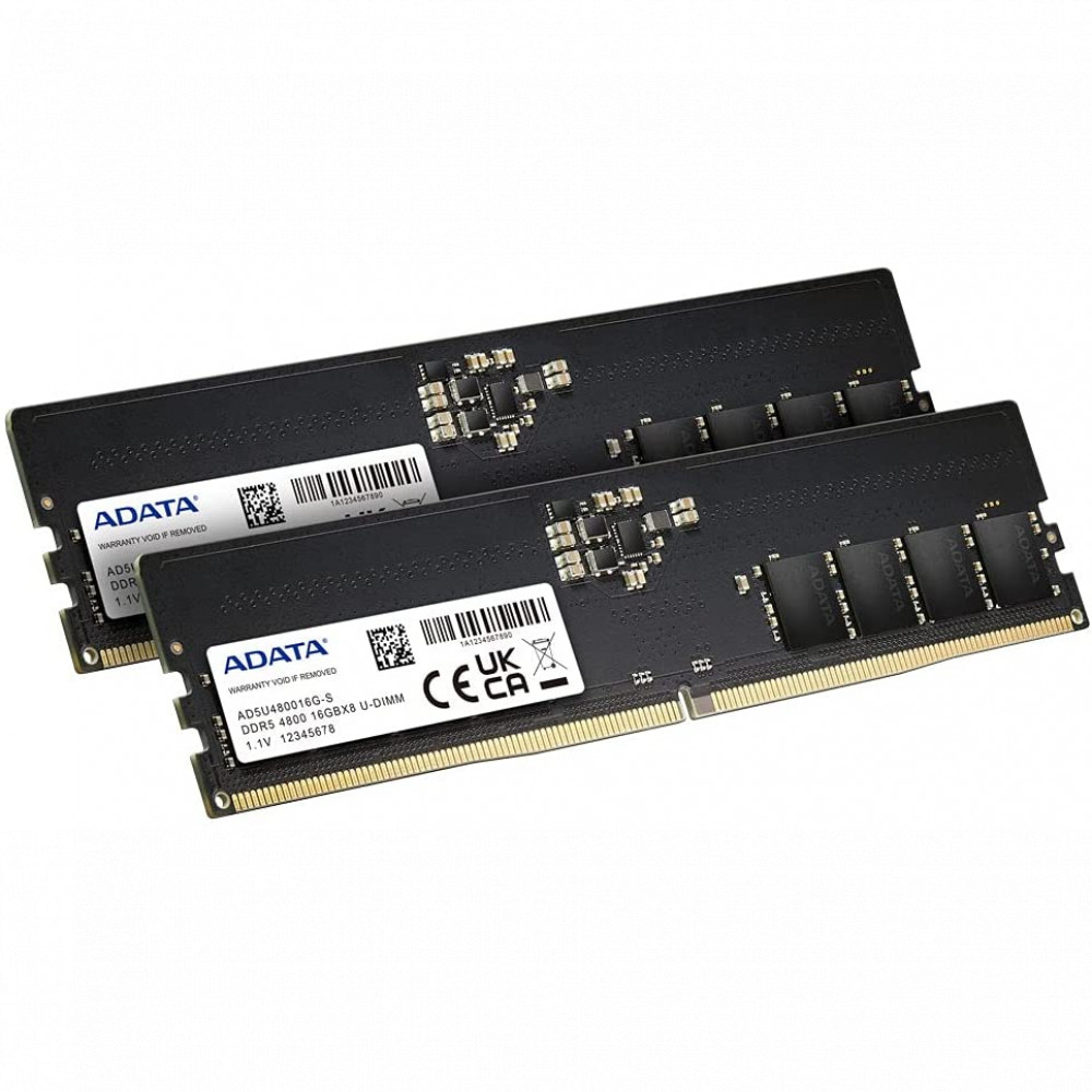 ОЗУ ADATA AD5U480016G-DT DIMM, DDR5, 32 Гб (2 х 16 Гб), 4800 МГц - миниатюра 4