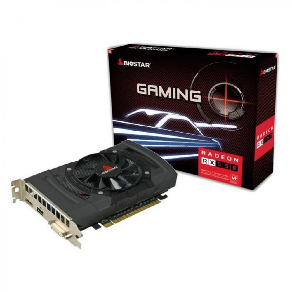 Видеокарта BIOSTAR RX550-4GB 4GB VA5505RF41 4 ГБ - миниатюра 2