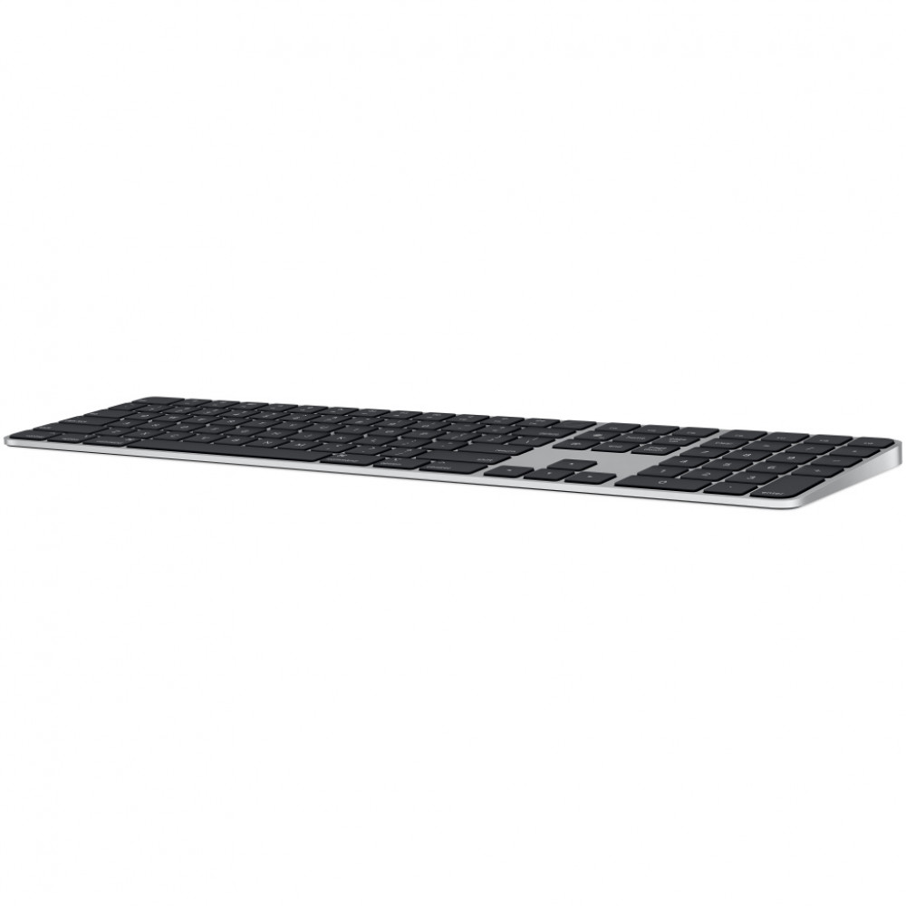 Клавиатура Apple Magic Keyboard with Touch ID and Numeric Keypad for Mac models with Apple silicon - Black Keys - Russian MMMR3RS/A Беспроводная, Bluetooth - миниатюра 9