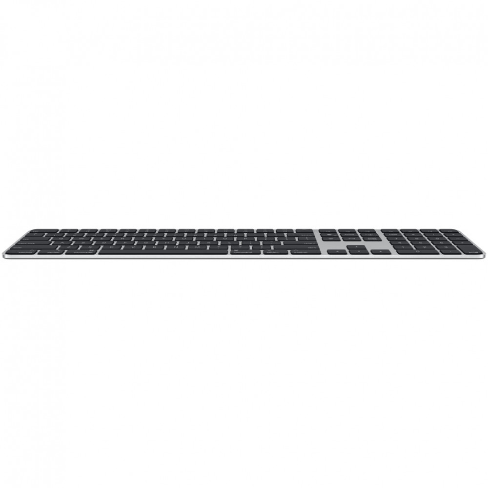 Клавиатура Apple Magic Keyboard with Touch ID and Numeric Keypad for Mac models with Apple silicon - Black Keys - Russian MMMR3RS/A Беспроводная, Bluetooth - миниатюра 8