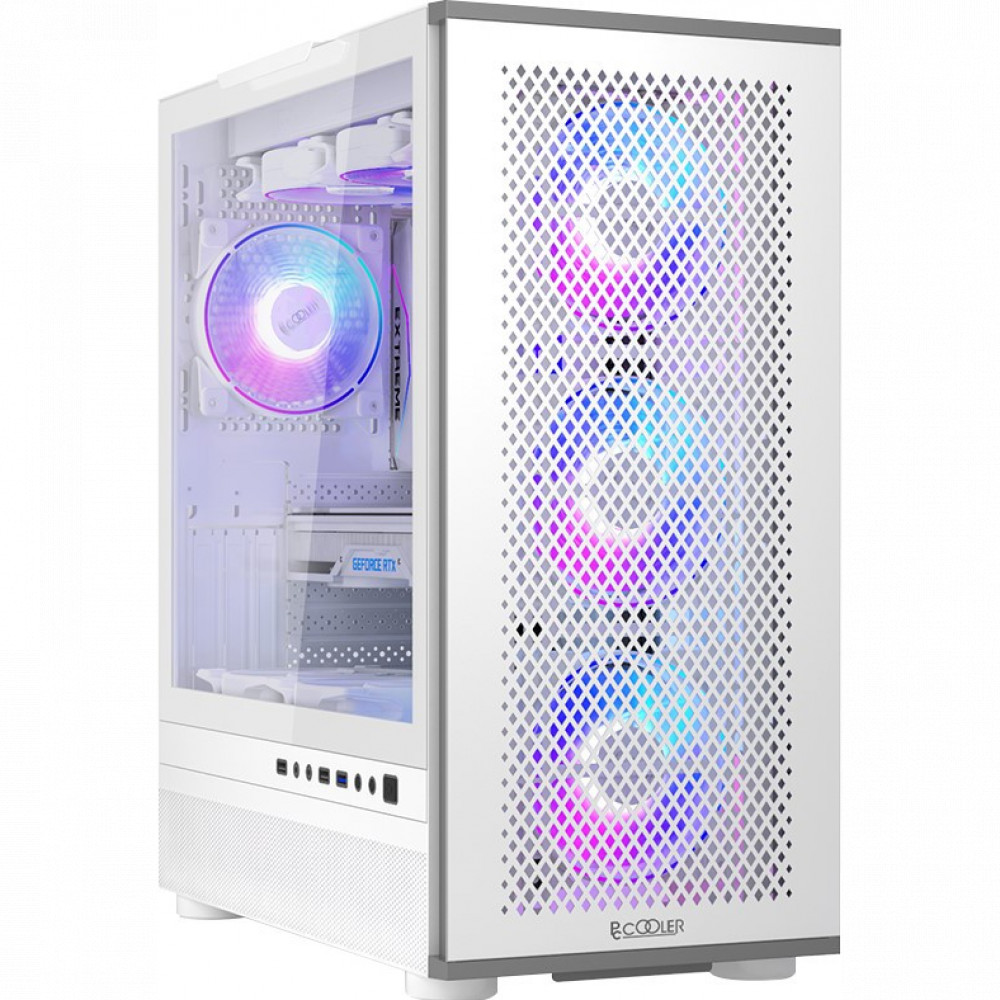 Корпус PCcooler MASTER ME200 MESH White MASTER ME200W MESH Mid-Tower - миниатюра 5