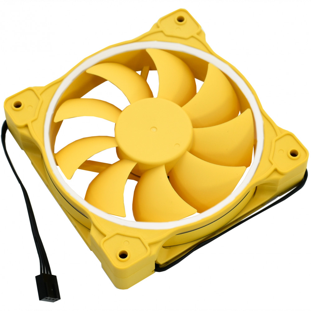 Система охлаждения ID-Cooling ZF-12025 Lemon Yellow ZF-12025-Lemon Yellow Для системного блока - миниатюра 4