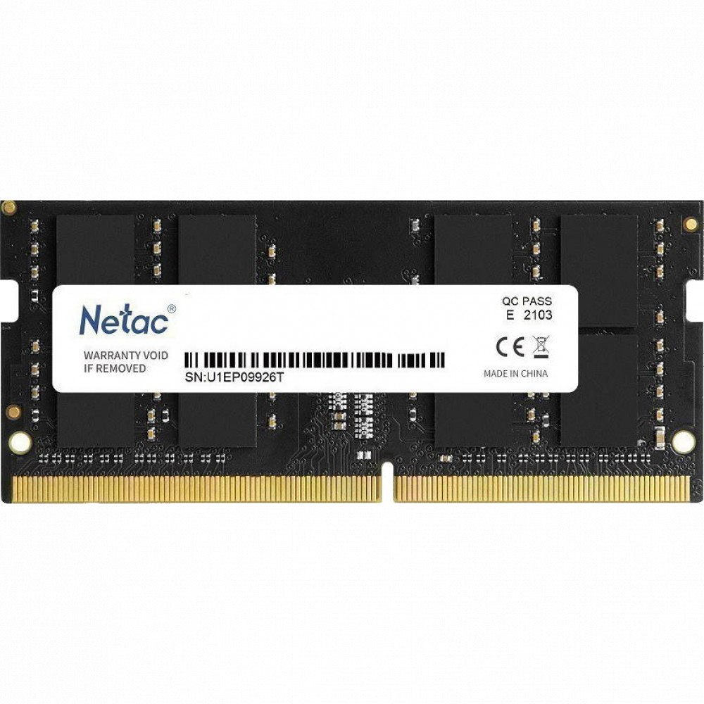 ОЗУ Netac Basic NTBSD4N32SP-16 SO-DIMM, DDR4, 16 Гб, 3200 МГц - миниатюра 2