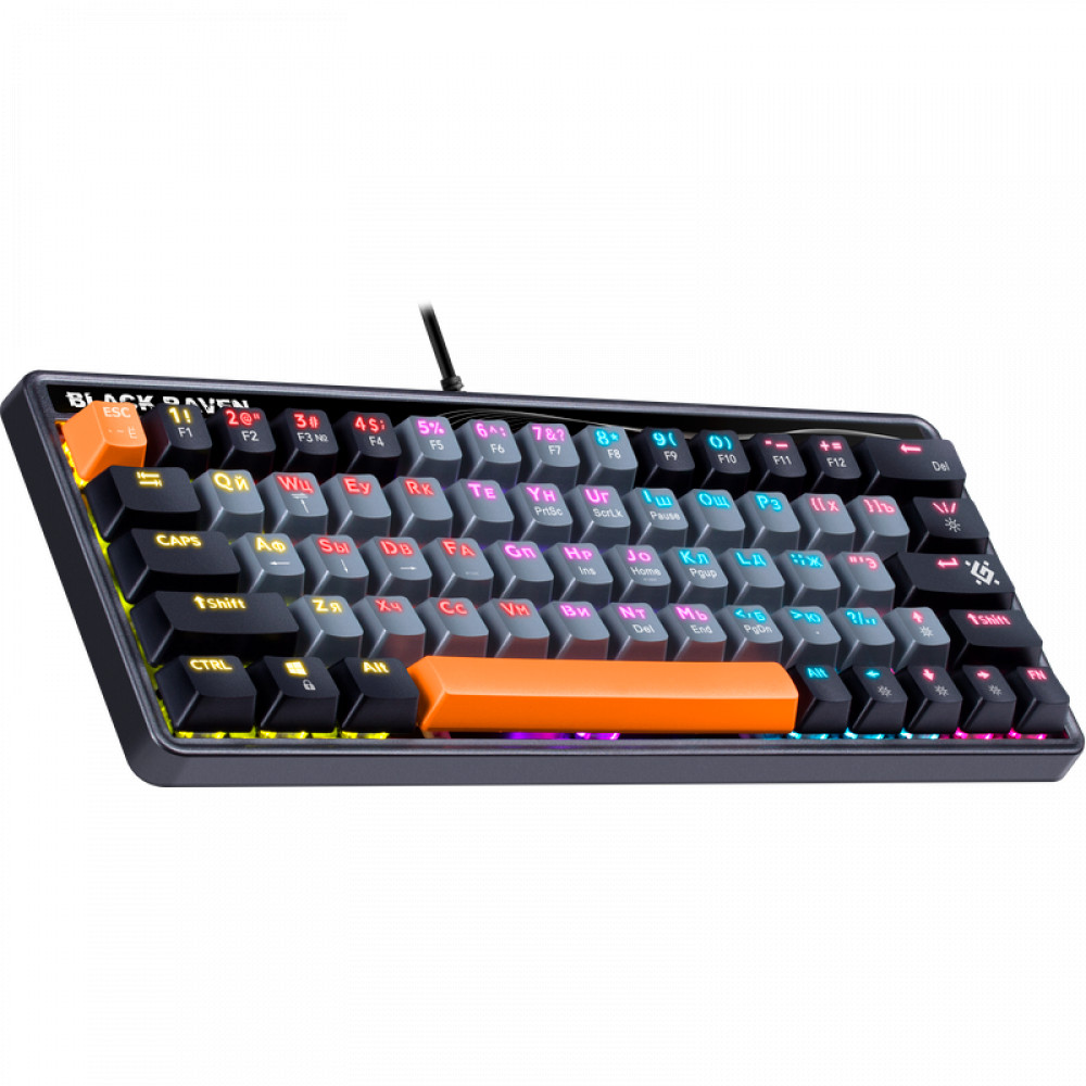 Клавиатура Defender Black Raven GK-417 45413 Проводная, USB - миниатюра 5