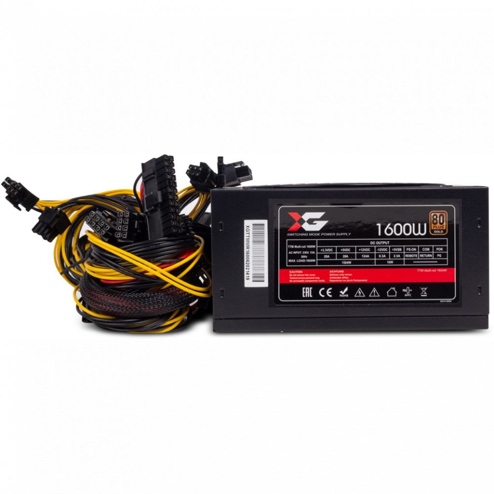 Блок питания X-Game TTM Multi-rail TTM Multi-rail 1600W 1600 Вт - миниатюра 6