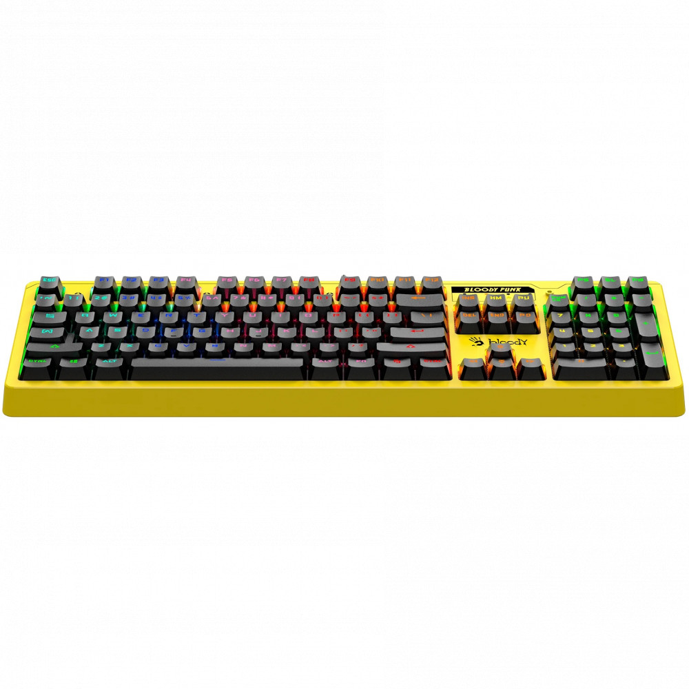 Клавиатура A4Tech B810RC YELLOW RGB Проводная, USB - миниатюра 12