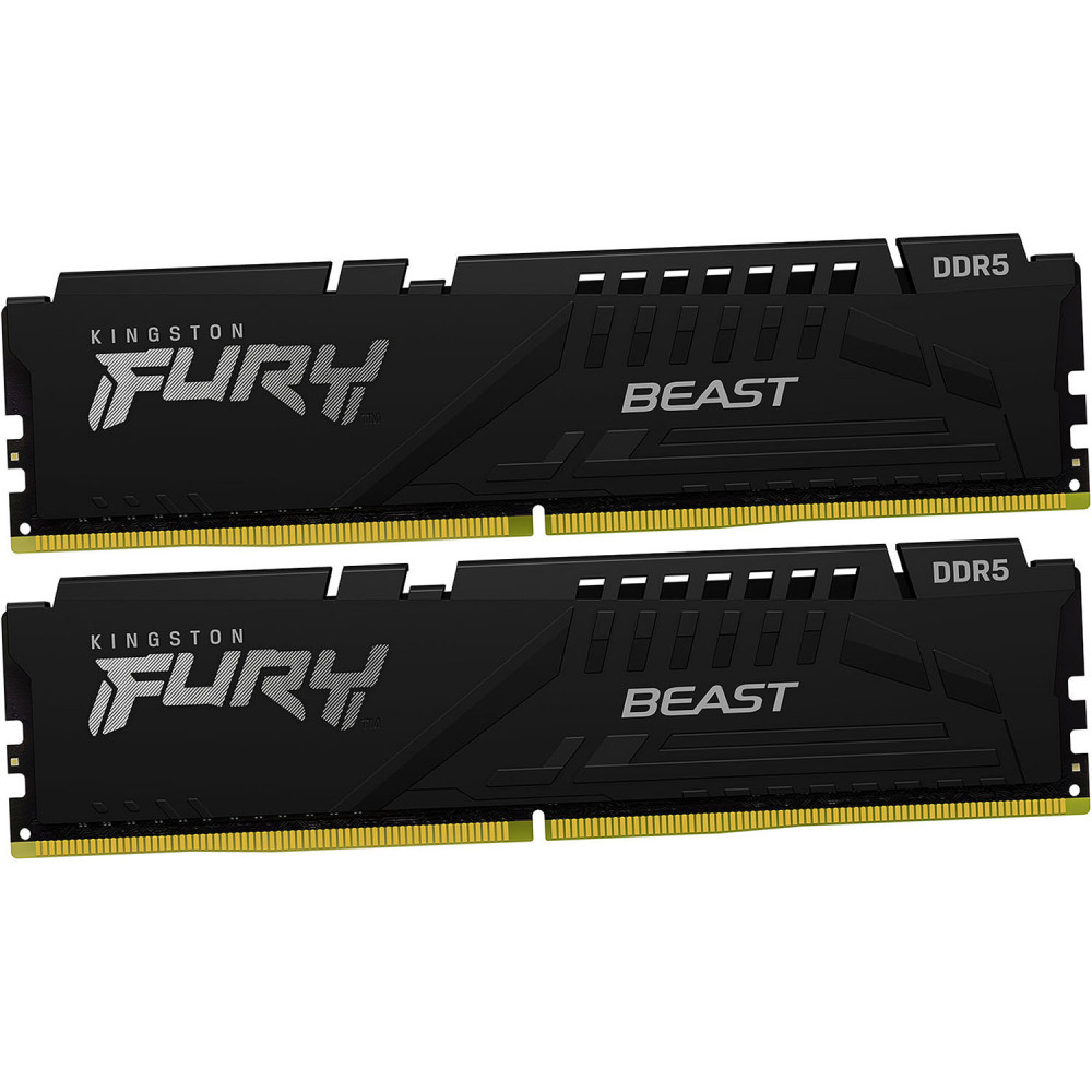ОЗУ Kingston Fury Beast KF552C40BBK2-16 DIMM, DDR5, 16 Гб (2 х 8 Гб), 5200 МГц - миниатюра 2