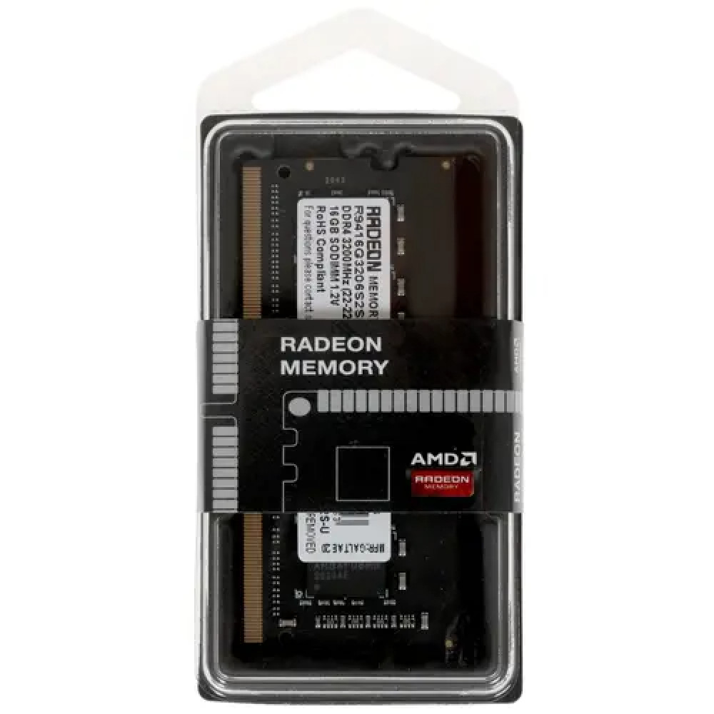 ОЗУ AMD Radeon R7 R9416G3206S2S-U SO-DIMM, DDR4, 16 Гб, 3200 МГц - миниатюра 8