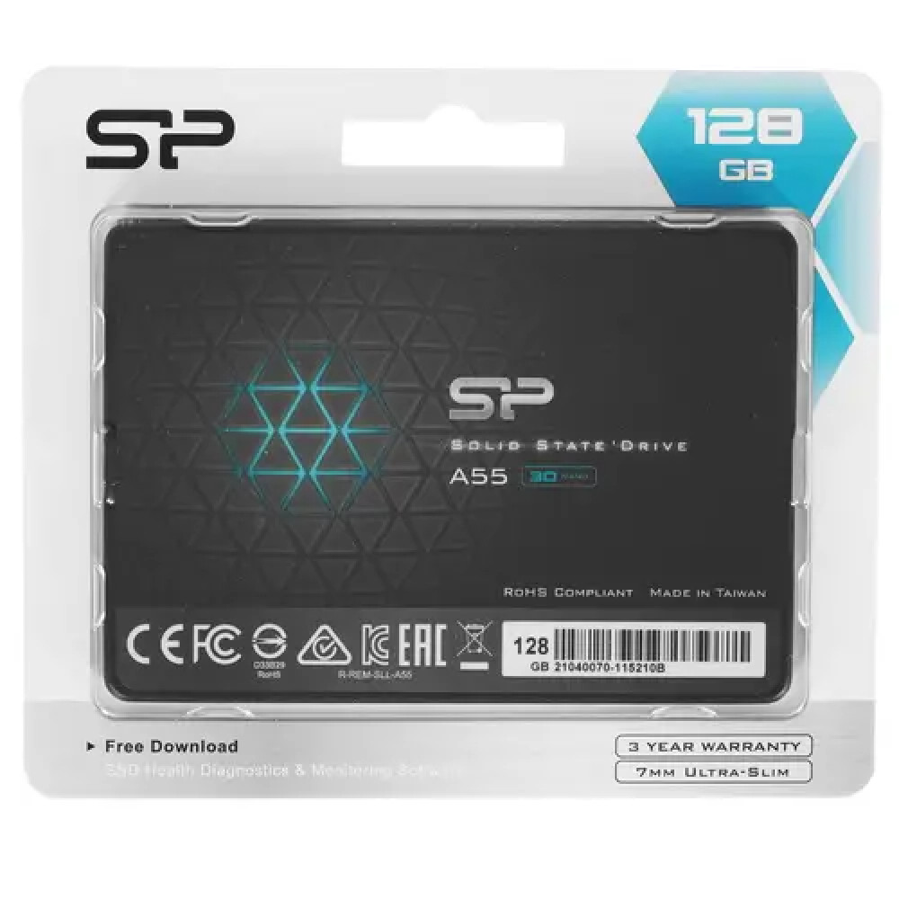 Жесткий диск Silicon Power Ace A55 SP128GBSS3A55S25 SSD (твердотельные), 128 ГБ, 2.5 дюйма, SATA - миниатюра 4