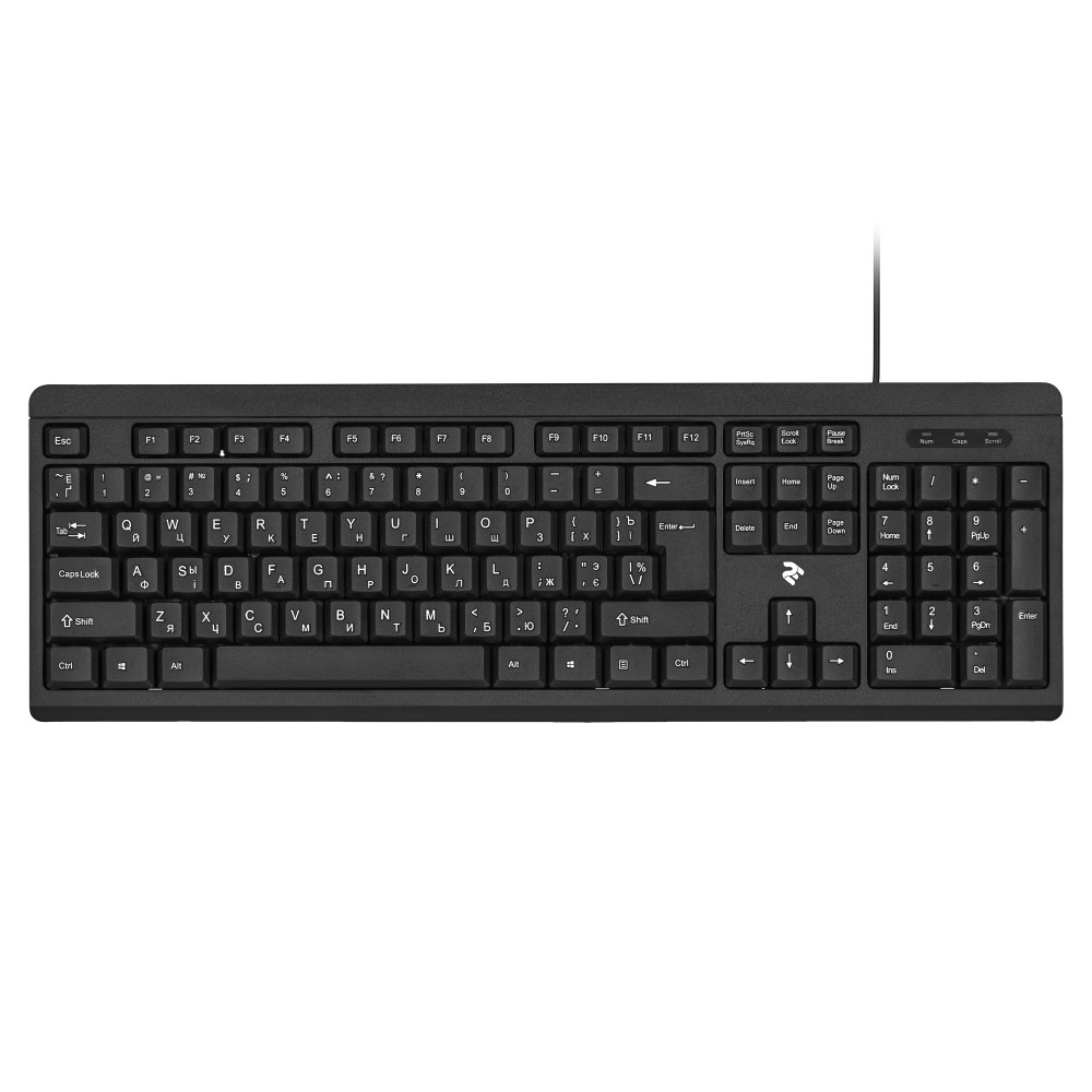 Клавиатура 2E KS108 USB 2E-KS108UB Проводная, USB - миниатюра 4