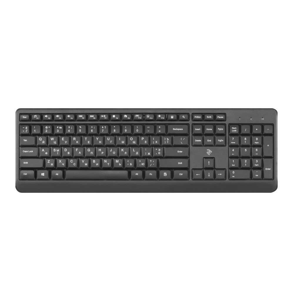 Клавиатура 2E KS220 WL Black 2E-KS220WB Беспроводная, USB - миниатюра 5