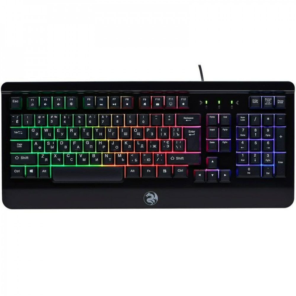 Клавиатура 2E Gaming KG320 LED USB Black Ukr 2E-KG320UB Проводная, USB