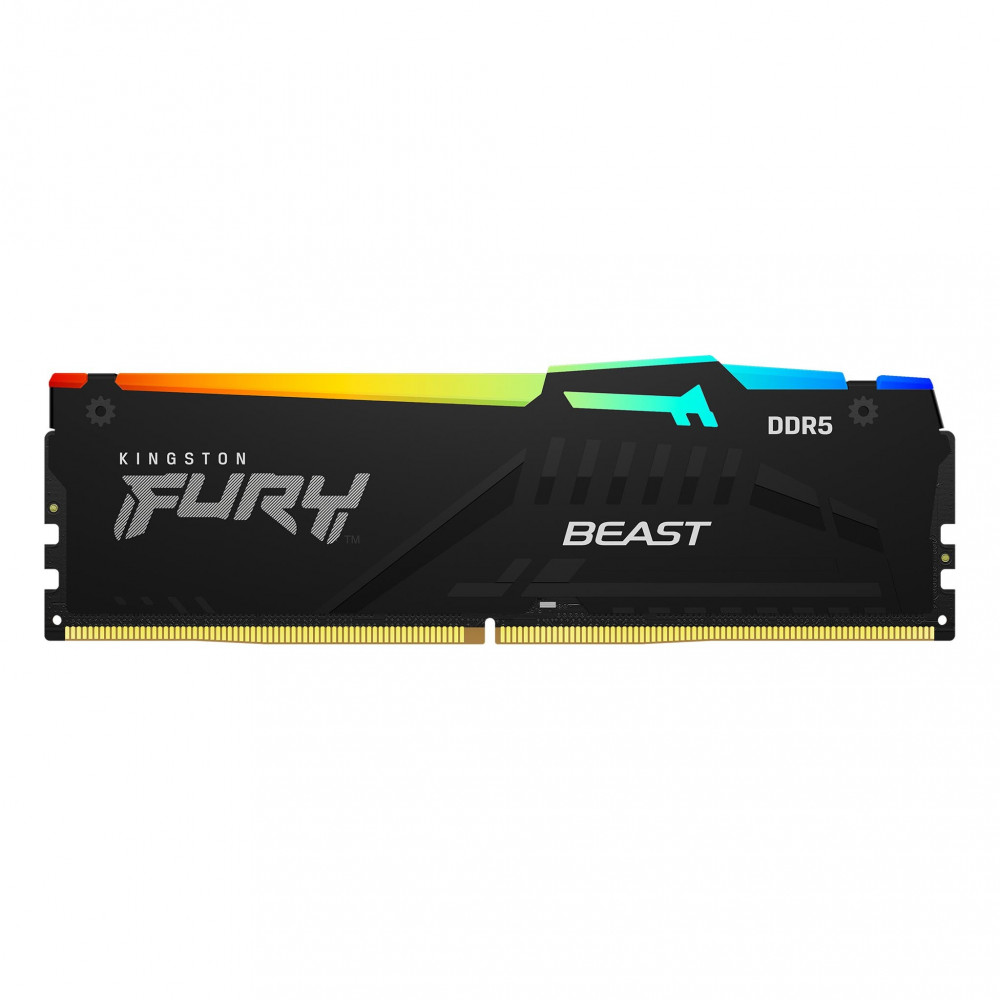 ОЗУ Kingston Fury Beast RGB KF552C40BBA-8 DIMM, DDR5, 8 Гб, 5200 МГц - миниатюра 4