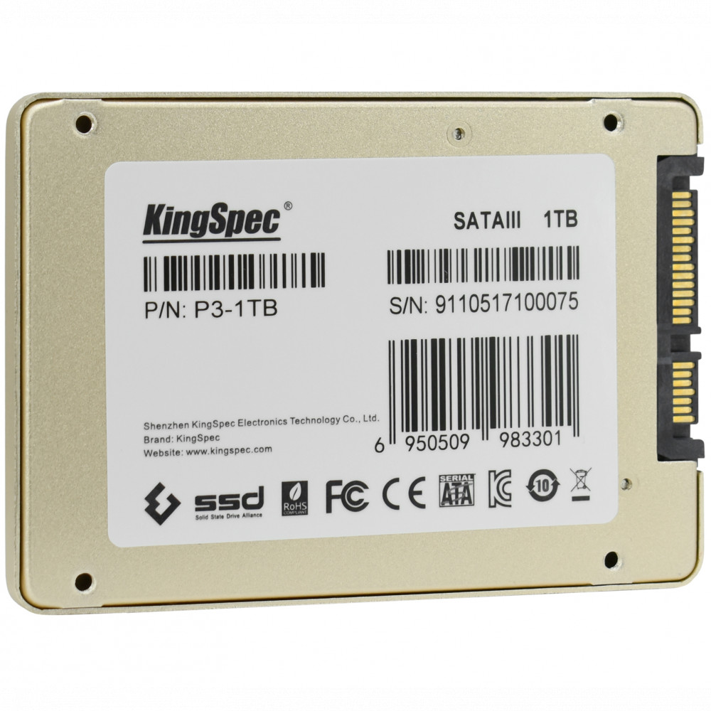 Жесткий диск KingSpec 1 ТБ P3-1TB SSD (твердотельные), 1 ТБ, 2.5 дюйма, SATA - миниатюра 4