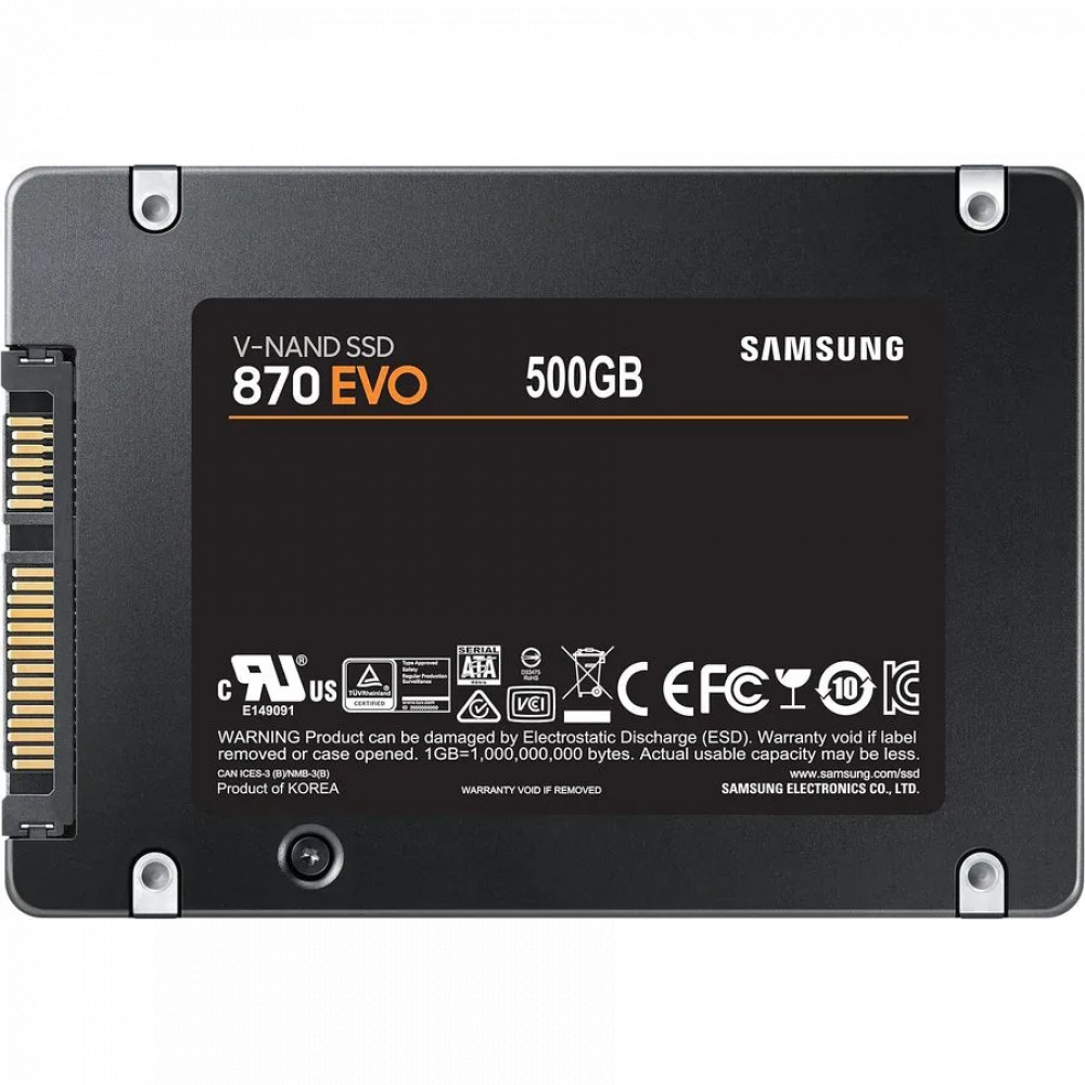 Жесткий диск Samsung 870 EVO MZ-77E500B/KR SSD (твердотельные), 500 ГБ, 2.5 дюйма, SATA - миниатюра 4