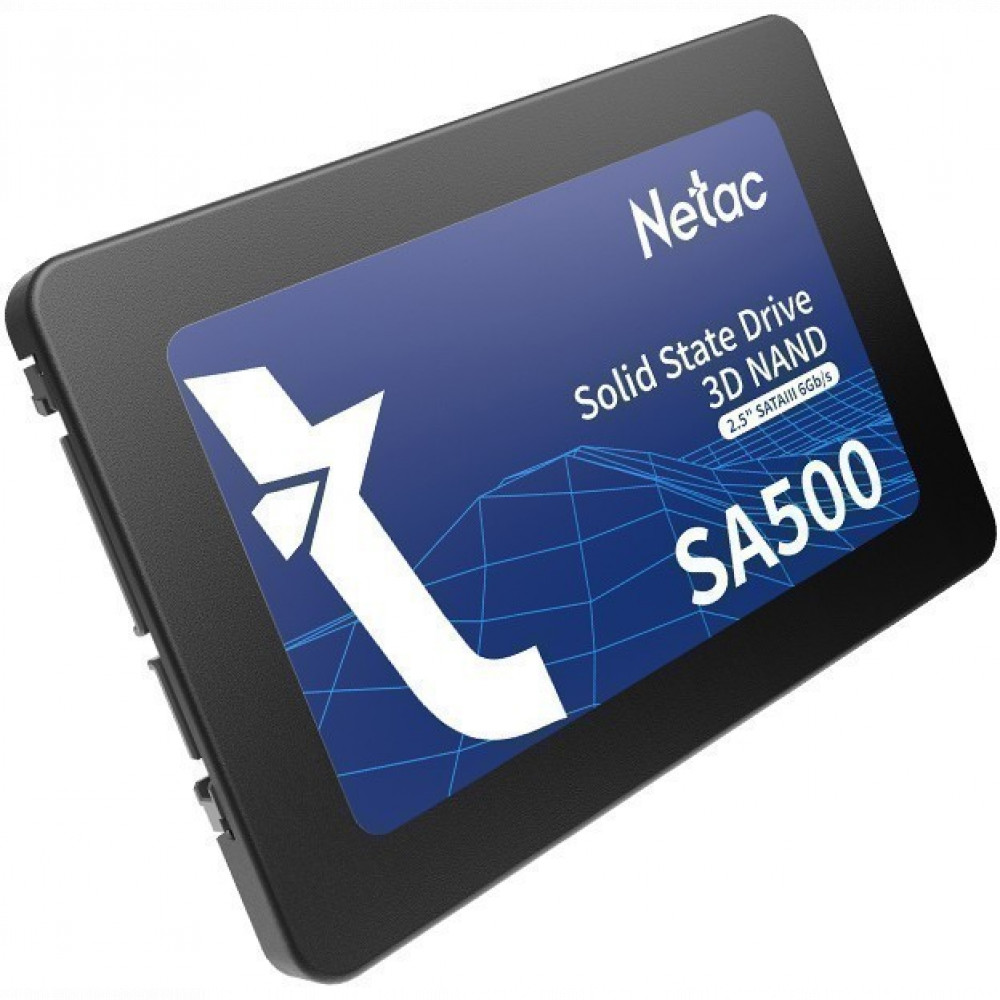 Жесткий диск Netac SA500 (NT01SA500-120-S3X) SSD (твердотельные), 120 ГБ, 2.5 дюйма, SATA - миниатюра 2