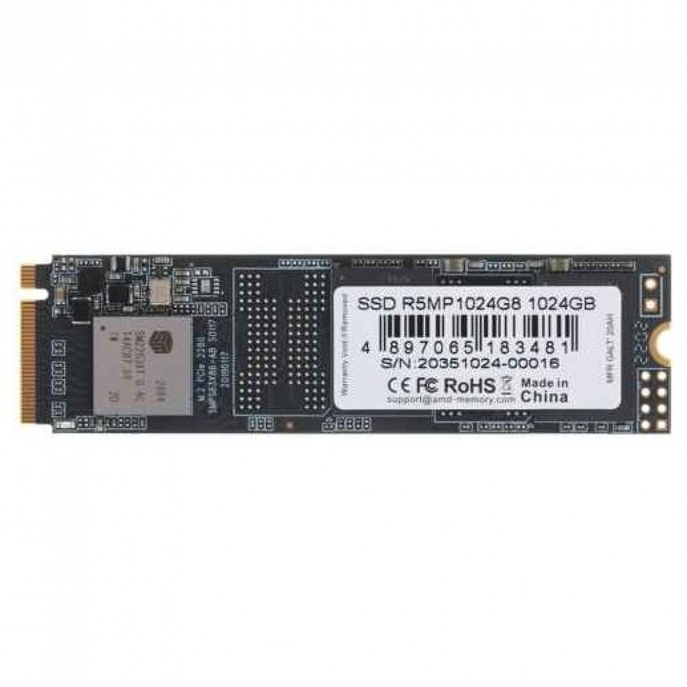 Жесткий диск AMD Radeon R5 Client SSD R5MP1024G8 SSD (твердотельные), 1 ТБ, M.2, PCIe - миниатюра 4