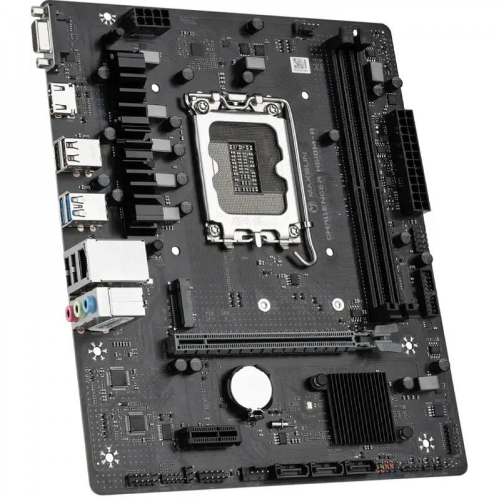 Материнская плата Maxsun MS-Challenger H610M-R V2 Micro-ATX, LGA 1700 - миниатюра 3
