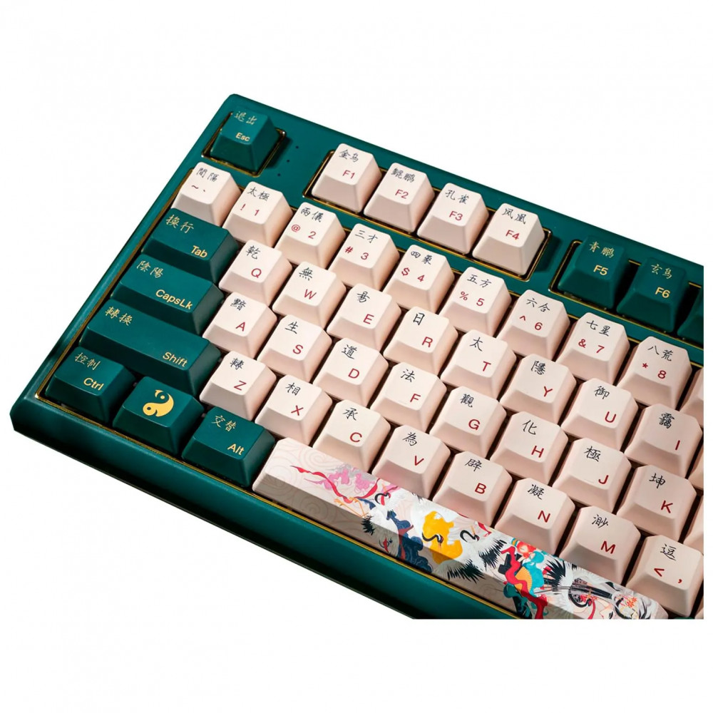 Клавиатура Varmilo Crane, VBM108, Wired, Multimedia, Gaming, Varmilo EC V2 Sakura, Green, USB 390220 Проводная, USB - миниатюра 6