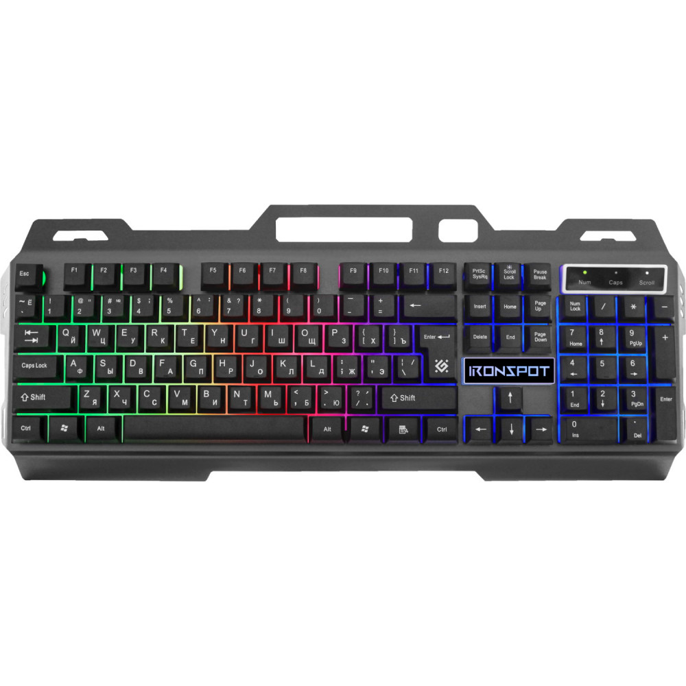 Клавиатура Defender IronSpot GK-320L 45320 Проводная, USB - миниатюра 2
