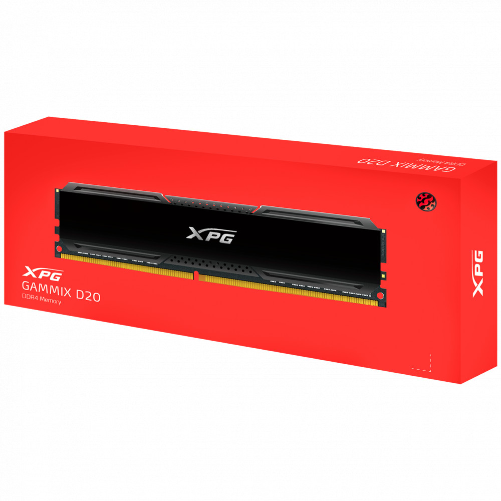 ОЗУ ADATA XPG Gammix D20 8GB AX4U36008G18I-CBK20 DIMM, DDR4, 8 Гб, 3600 МГц - миниатюра 4