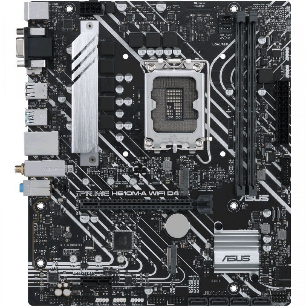 Материнская плата Asus PRIME H610M-A WIFI D4 Micro-ATX, LGA 1700 - миниатюра 7