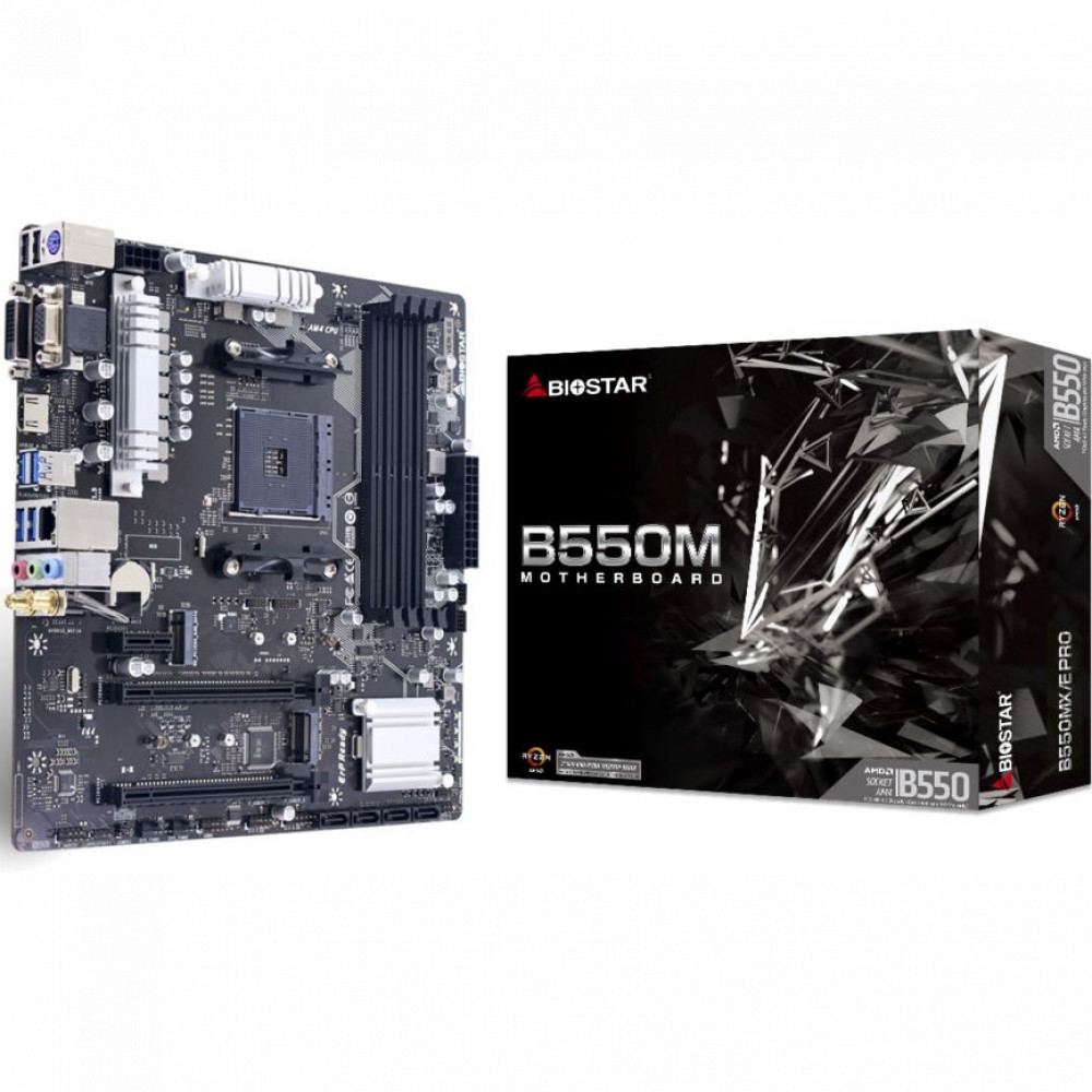 Материнская плата BIOSTAR B550MX/E PRO Micro-ATX, AMD AM4 - миниатюра 8