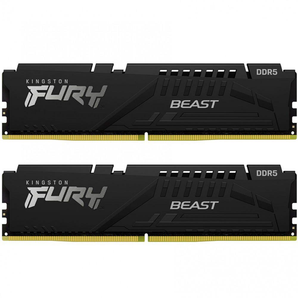 ОЗУ Kingston Fury Beast KF552C40BBK2-64 DIMM, DDR5, 64 Гб (2 х 32 Гб), 5200 МГц - миниатюра 7