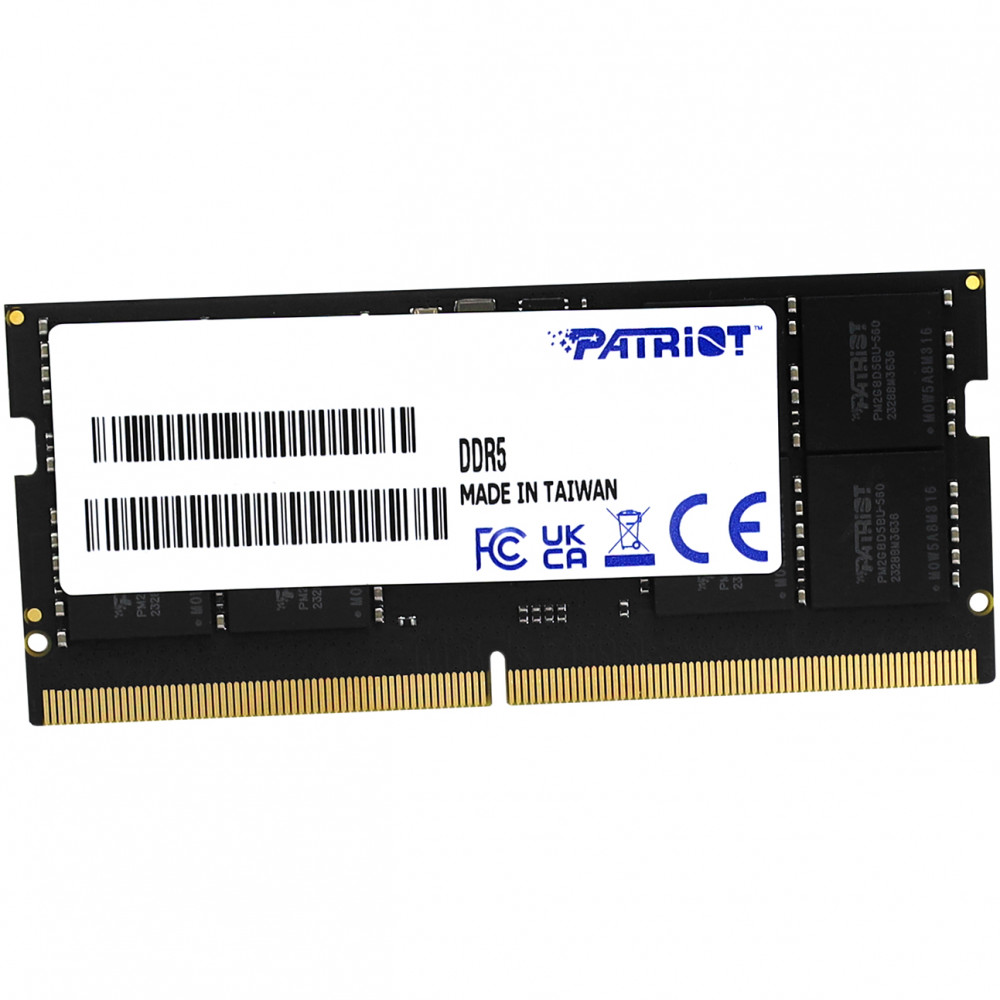 ОЗУ Patriot 32 Гб PSD532G48002S SO-DIMM, DDR5, 32 Гб, 4800 МГц - миниатюра 6