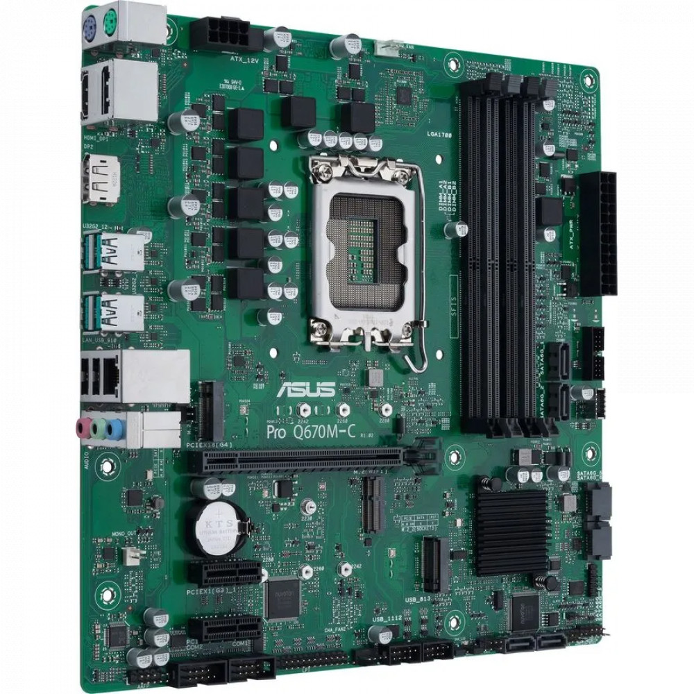 Материнская плата Asus PRO Q670M-C-CSM Micro-ATX, LGA 1700 - миниатюра 5