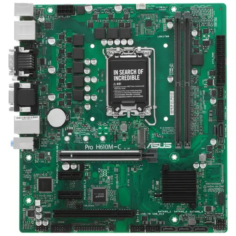 Материнская плата Asus PRO H610M-C-CSM Micro-ATX, LGA 1700 - миниатюра 6