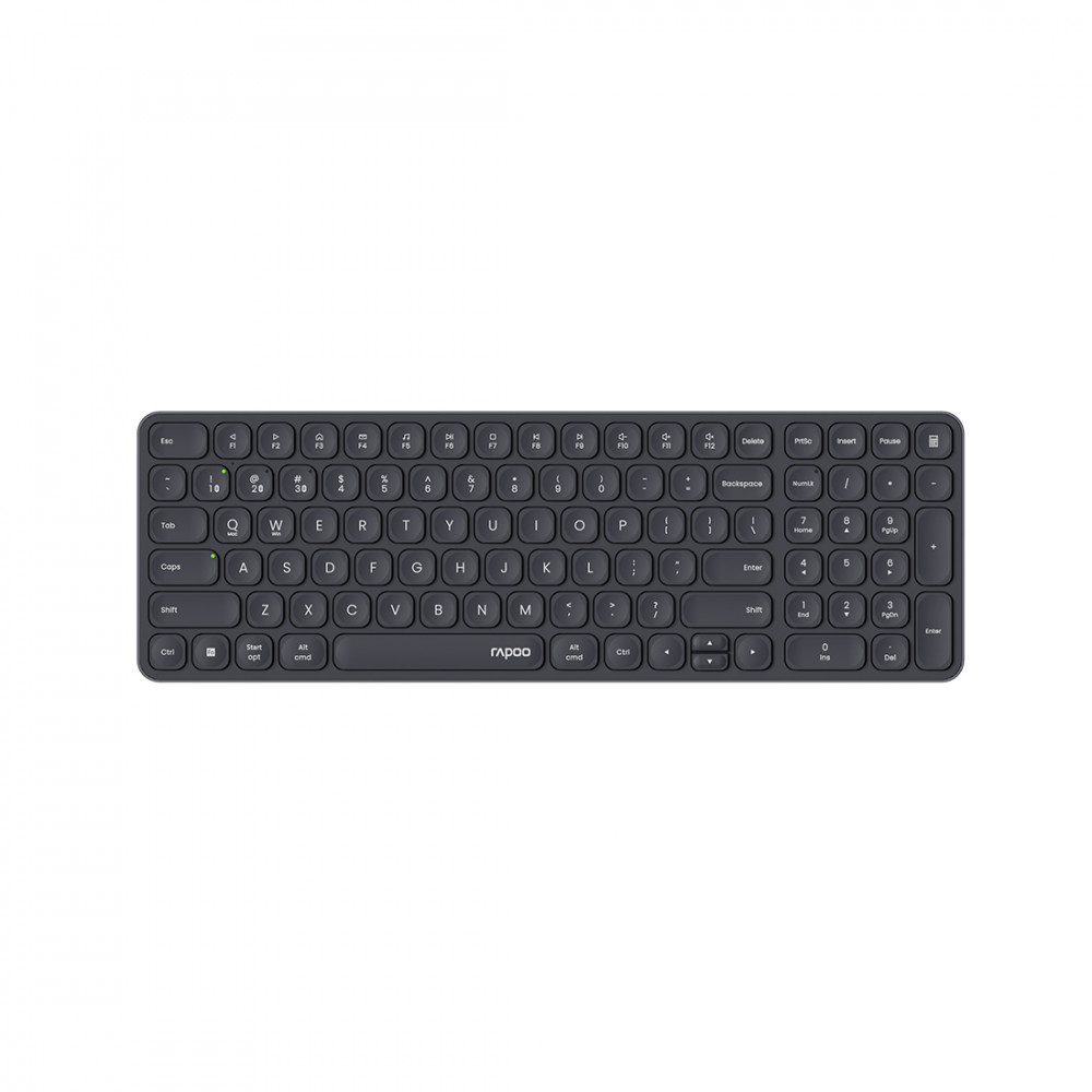 Клавиатура Rapoo E9310М Dark Grey E9310M Беспроводная, Bluetooth - миниатюра 4