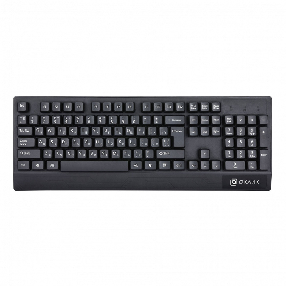 Клавиатура Oklick 115M 1678098 Проводная, USB - миниатюра 2