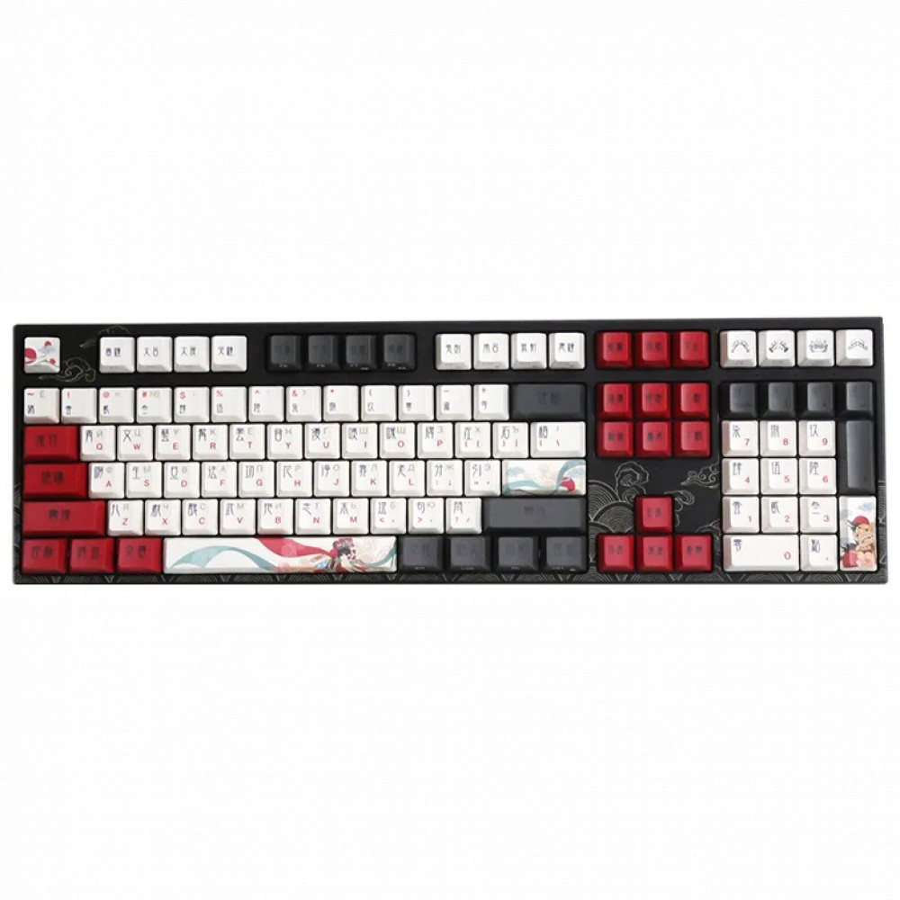 Клавиатура Varmilo Beijing Opera, VPM108, Varmilo EC V2 Rose, Wired, Gaming, Black, USB 335474 Проводная, USB - миниатюра 3