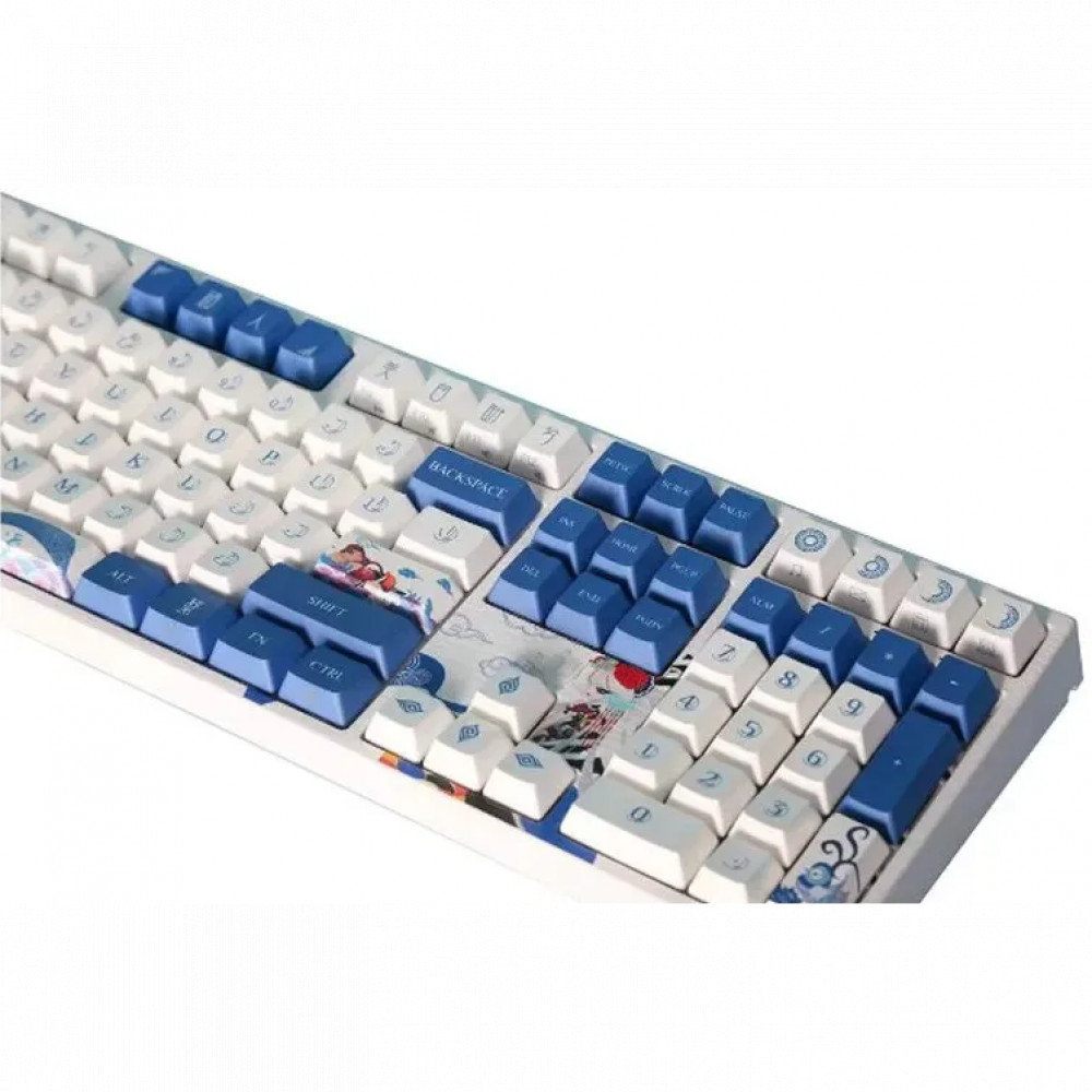 Клавиатура Varmilo Lovebirds-I, VEM108, Wired, Multimedia, Gaming, EC V2 Sakura, White-Blue, USB 390190 Проводная, USB - миниатюра 4