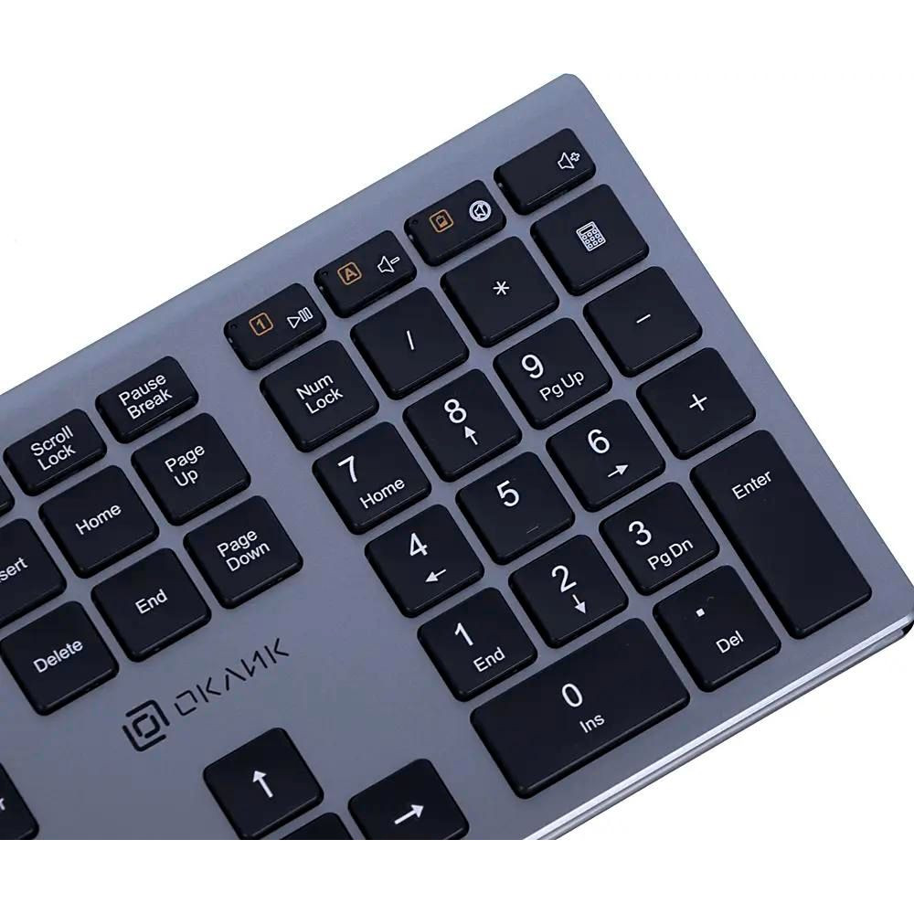 Клавиатура Oklick 890S 1784239 Беспроводная, USB - миниатюра 7