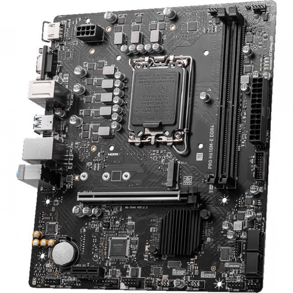 Материнская плата MSI PRO H610M-E DDR4 Micro-ATX, LGA 1700 - миниатюра 8