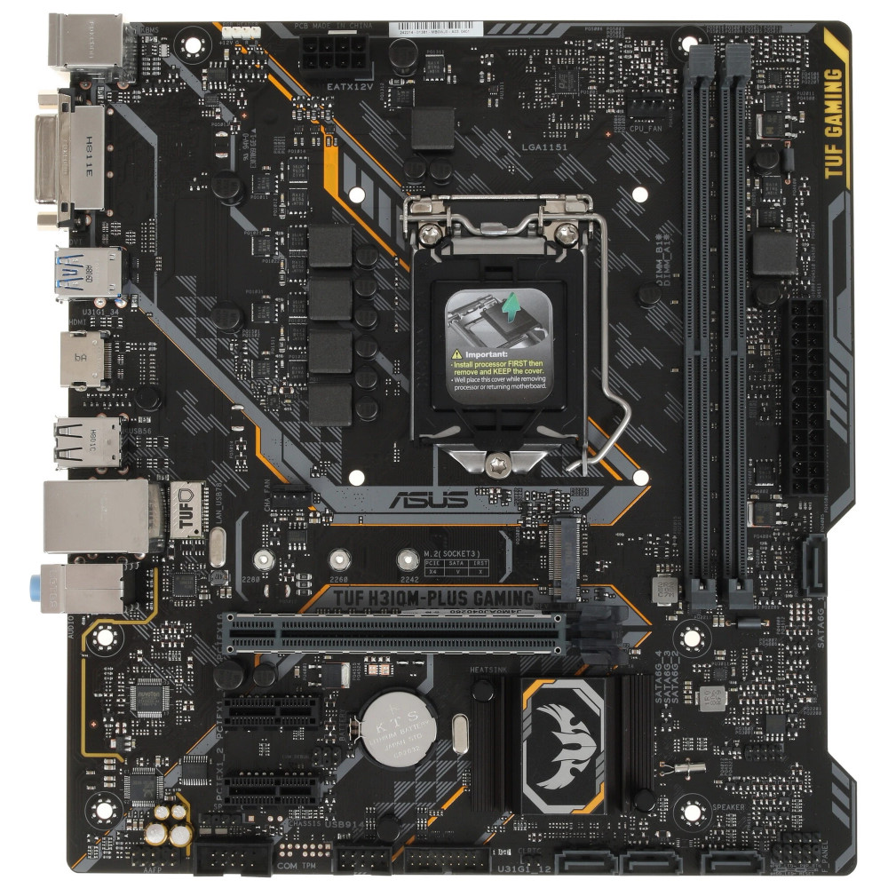 Материнская плата Asus TUF H310M-PLUS GAMING Micro-ATX, LGA 1151 - миниатюра 10