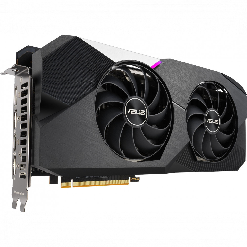 Видеокарта Asus AMD Radeon RX 6750XT DUAL-RX6750XT-O12G 12 ГБ - миниатюра 7