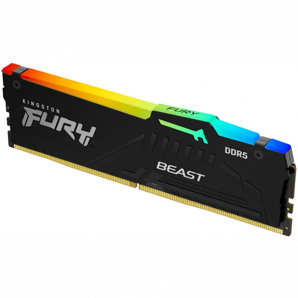 ОЗУ Kingston FURY Beast RGB 32 ГБ KF556C40BBA-32 DIMM, DDR5, 32 Гб, 5600 МГц - миниатюра 3