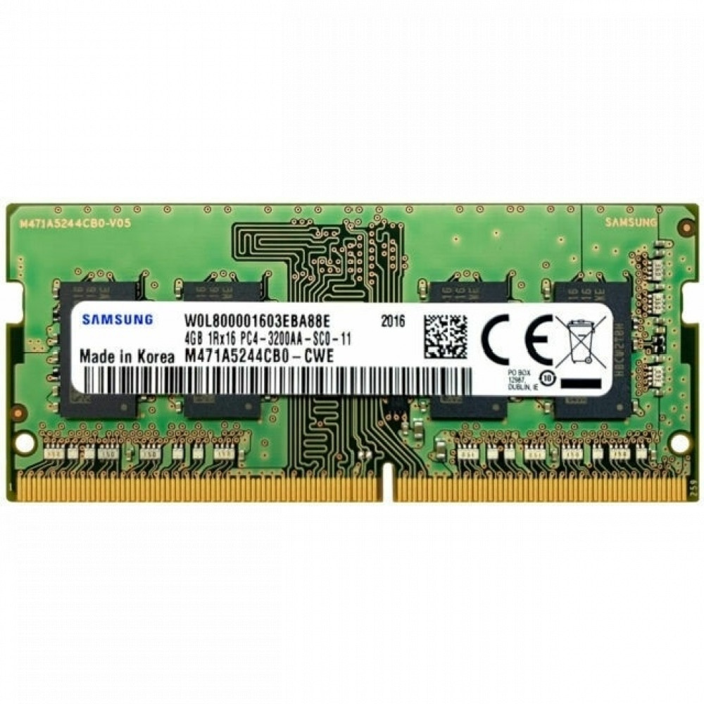 ОЗУ Samsung M471 4GB M471A5244CB0-CWE SO-DIMM, DDR4, 4 Гб, 3200 МГц - миниатюра 2