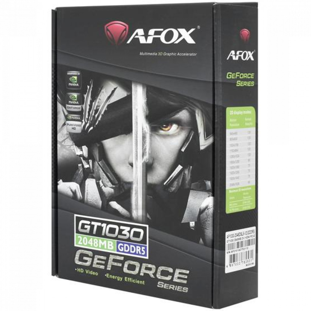 Видеокарта AFOX GeForce GT 1030 AF1030-2048D5L5-V2 AF1030-2048D5L5-V3 2 ГБ - миниатюра 4