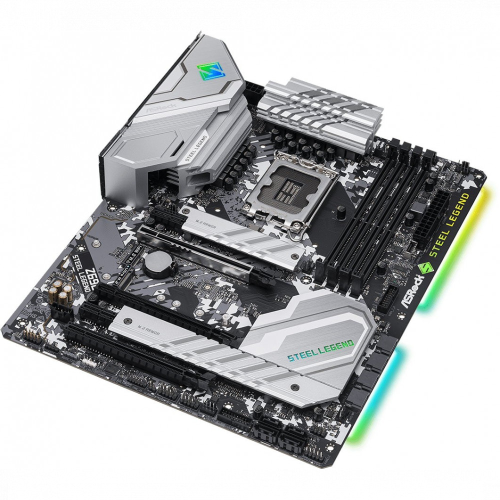 Материнская плата ASRock Z690 STEEL LEGEND/D5 ATX, LGA 1700 - миниатюра 9
