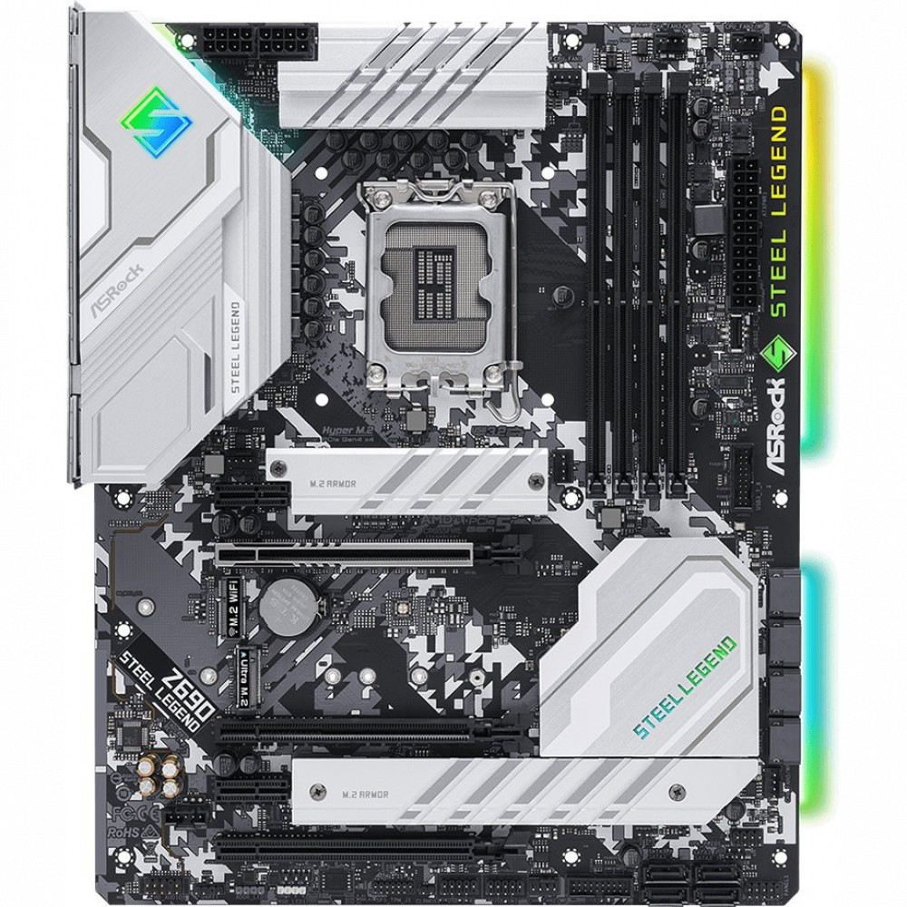 Материнская плата ASRock Z690 STEEL LEGEND/D5 ATX, LGA 1700 - миниатюра 7